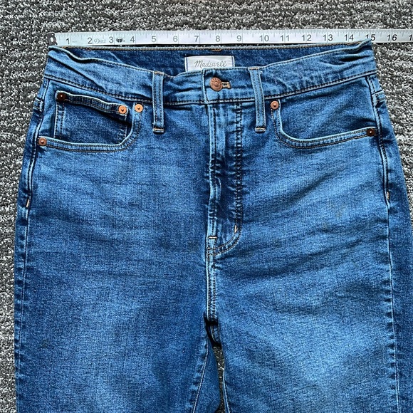 👖Madewell The Perfect Vintage Jean High Rise Stretch Denim Straight Leg sz 28 - Picture 5 of 12